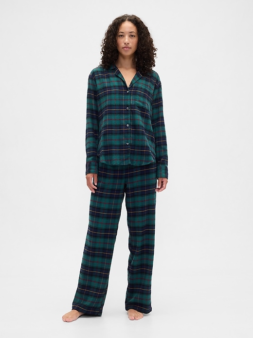Image number 3 showing, Relaxed Flannel Sleep Shirt