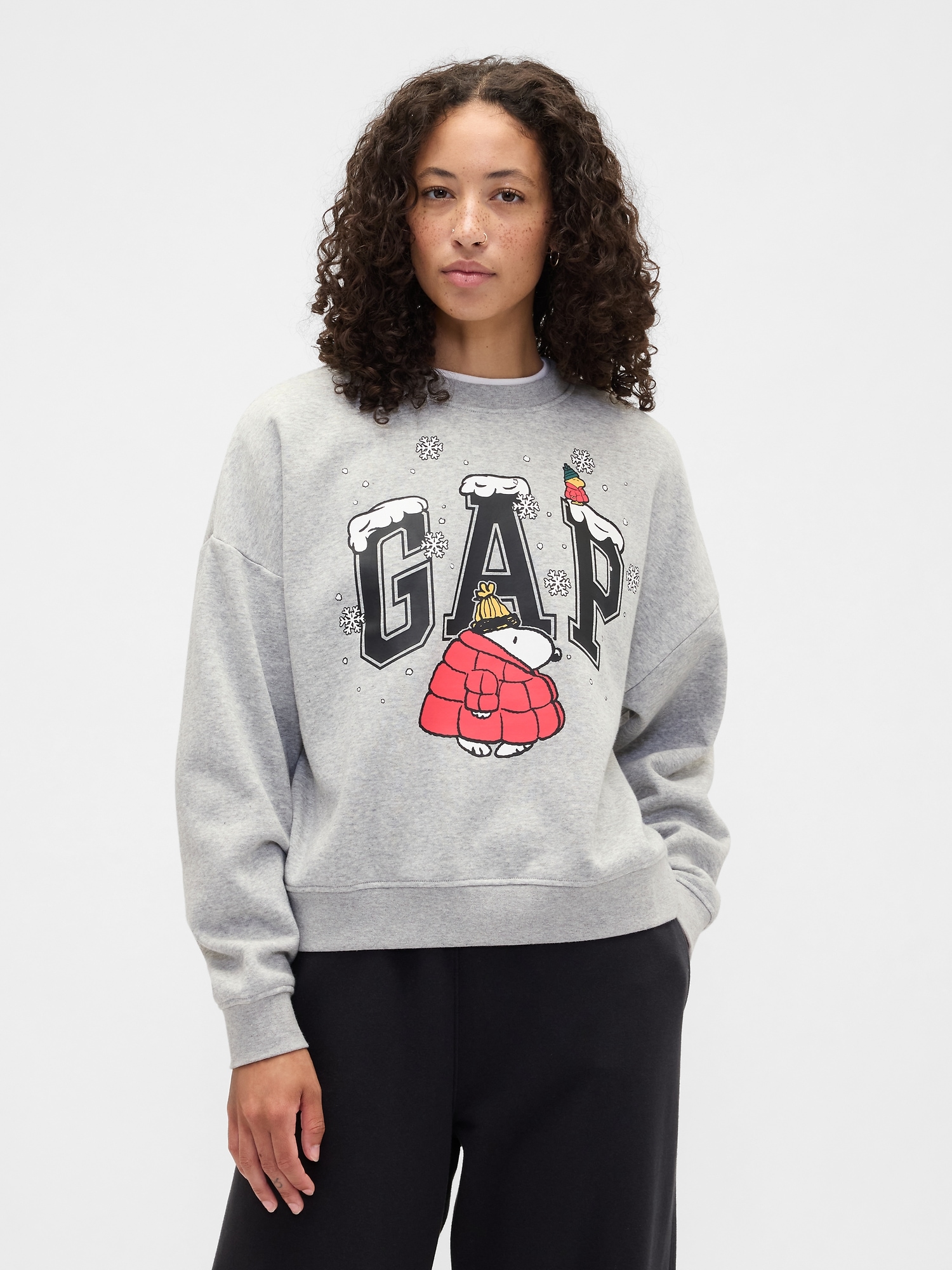 Peanuts Oversized Gap Logo Sweatshirt