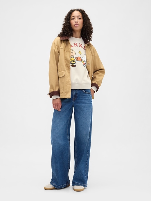 Image number 3 showing, Peanuts Oversized Gap Logo Sweatshirt
