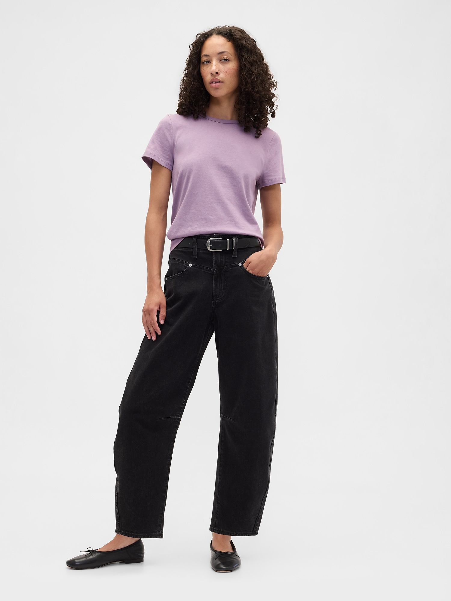Gap Factory Favorite Crewneck T-shirt In Pink