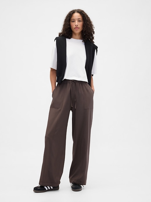 Image number 1 showing, GapFit High Rise Loose Runaround Pants
