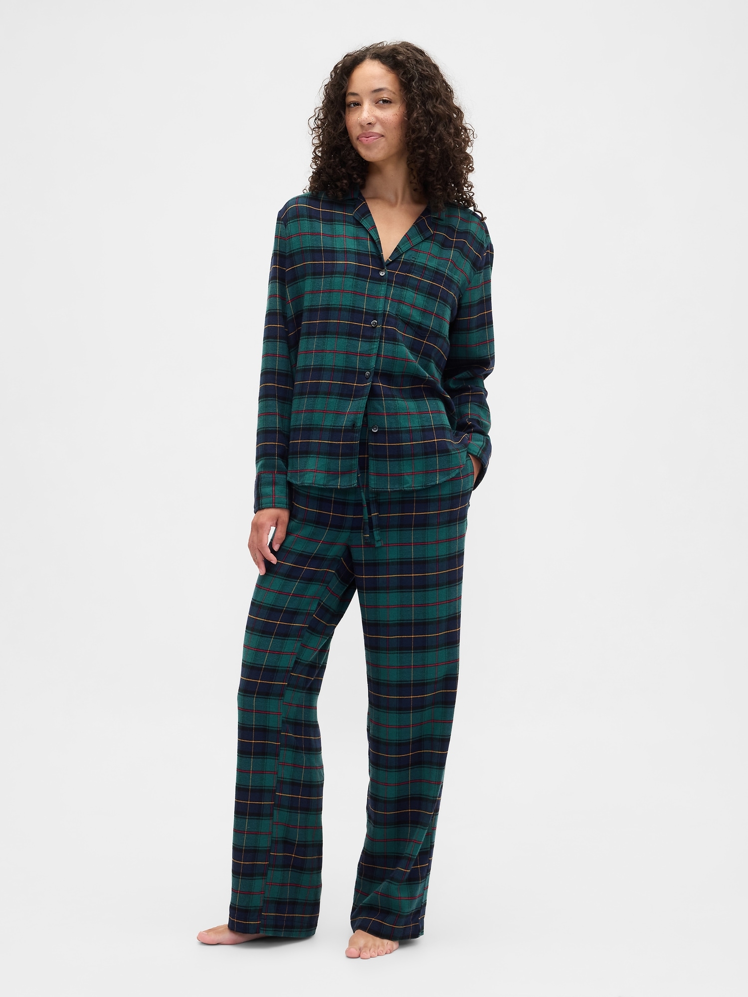 Flannel Pull-On PJ Pants - Blackwatch