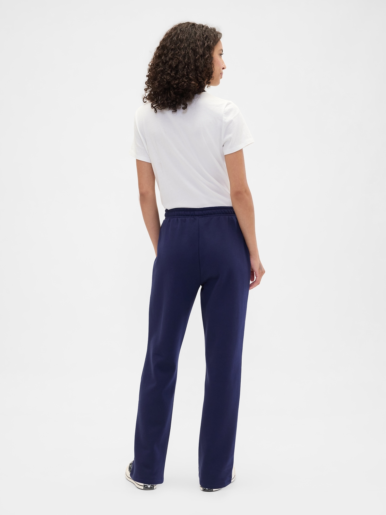 Gap Factory Gap Logo Pull-on Slim Sweatpants In Blue