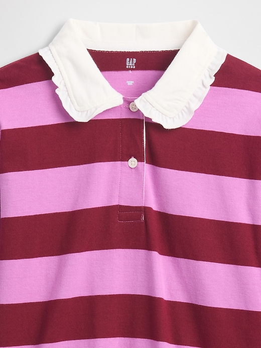 Image number 3 showing, Kids Oversized Rugby Polo Shirt