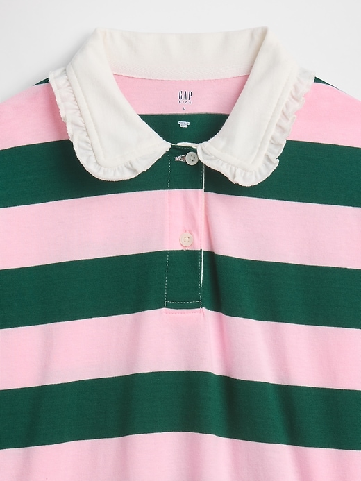 Image number 3 showing, Kids Oversized Rugby Polo Shirt