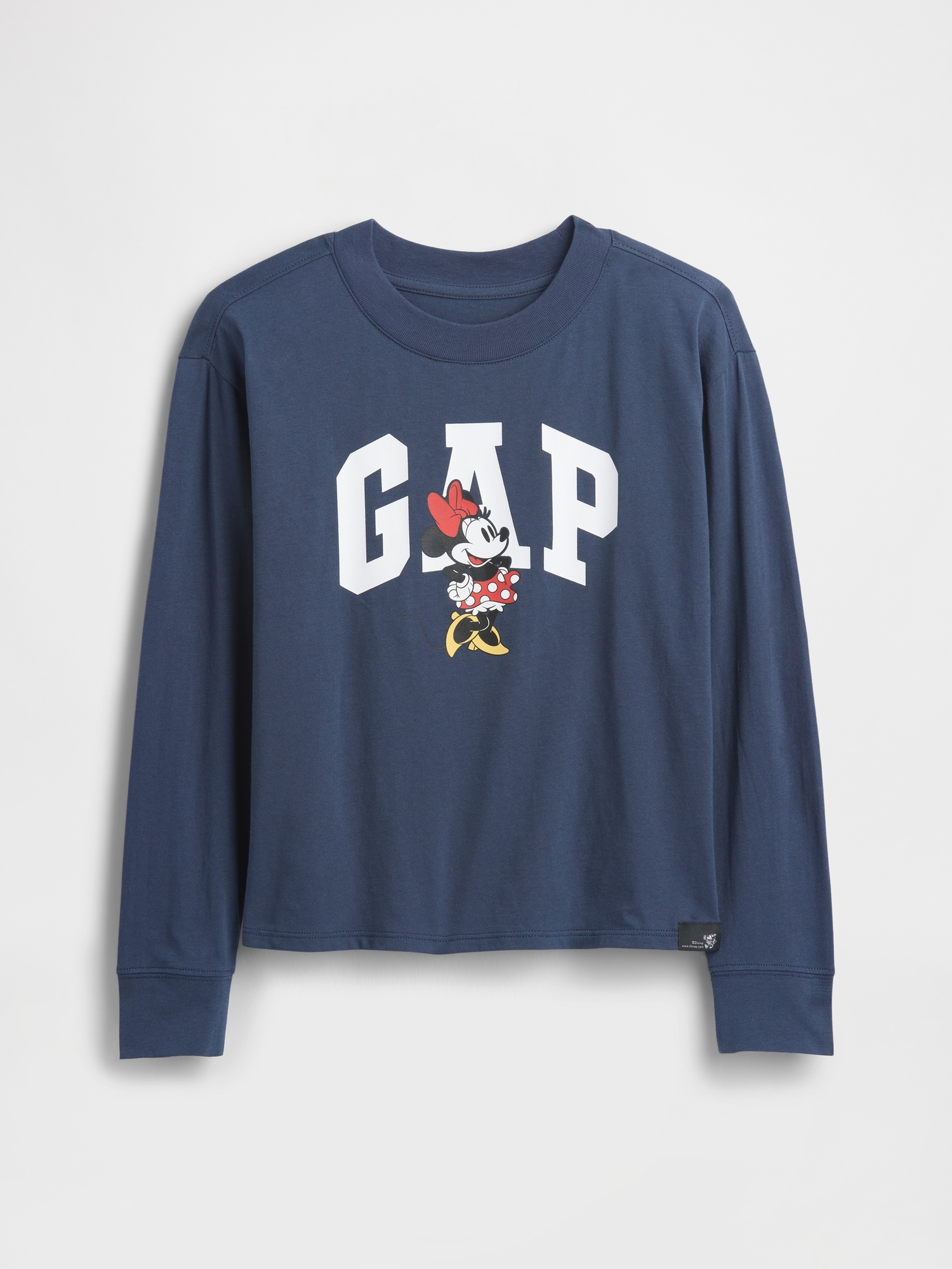 GapKids × Disney Minnie Mouse Relaxed Logo T-Shirt - Disney Family Navy