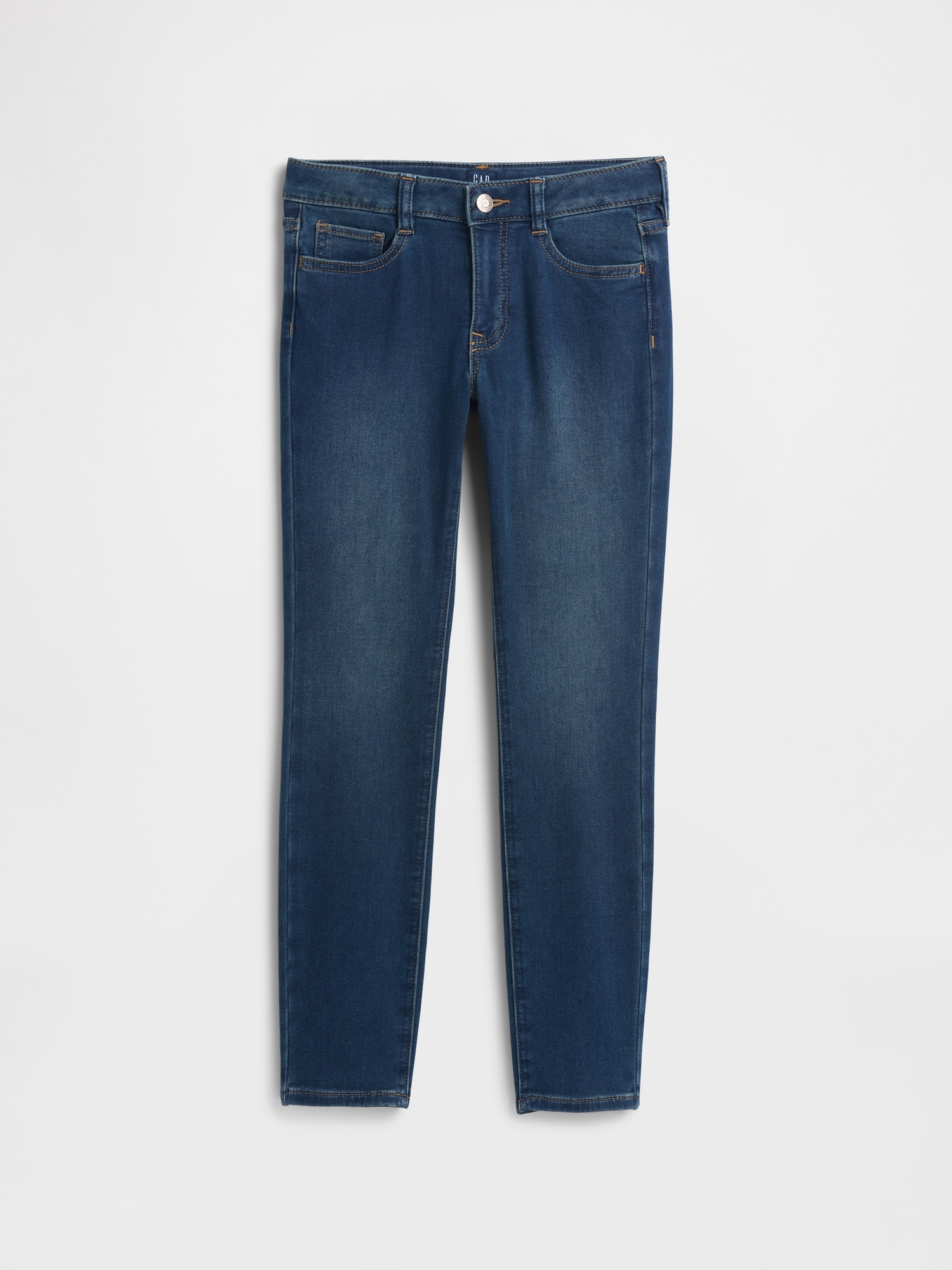Kids Super Skinny Sweatpant Jeans - Dark Wash Indigo
