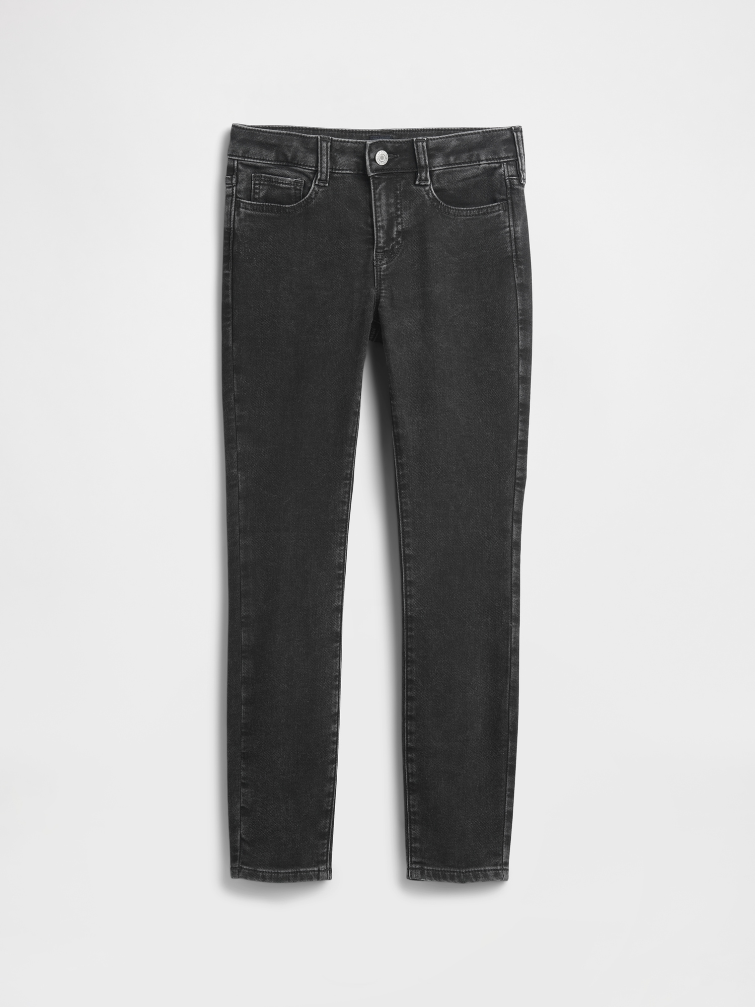 Kids Super Skinny Sweatpant Jeans - Black Wash