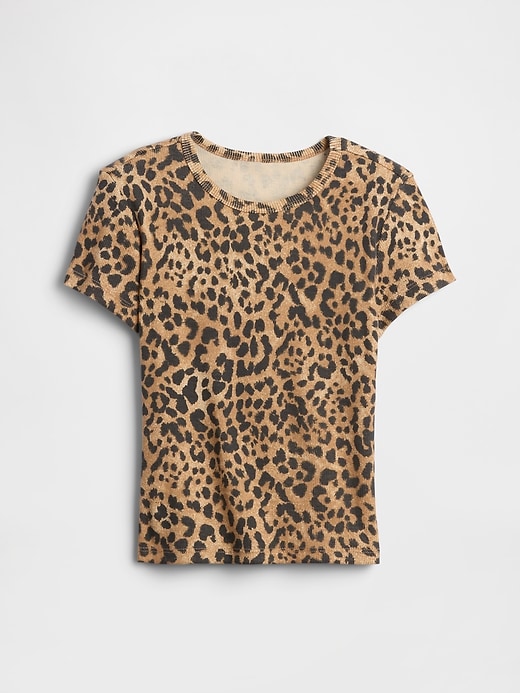 Image number 1 showing, Kids Ribbed Pointelle T-Shirt