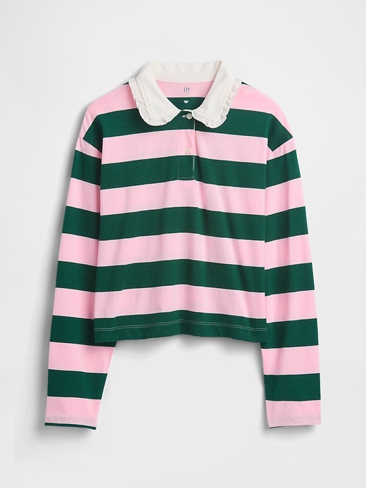 Image number 1 showing, Kids Oversized Rugby Polo Shirt