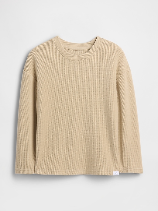Image number 1 showing, babyGap Waffle-Knit Crewneck T-Shirt