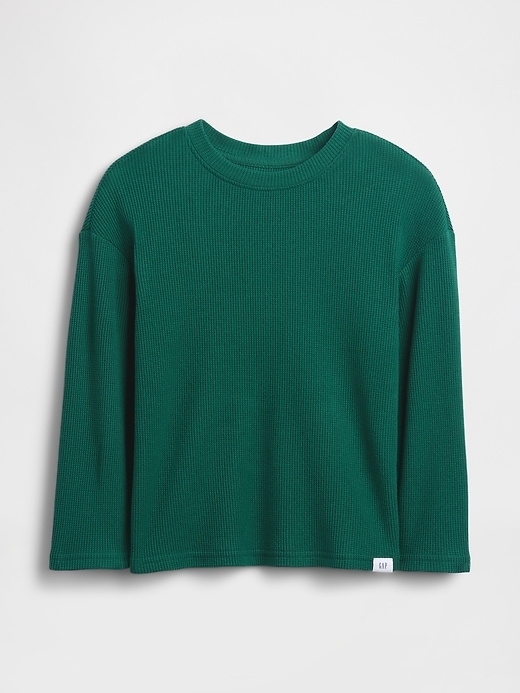 Image number 1 showing, babyGap Waffle-Knit Crewneck T-Shirt