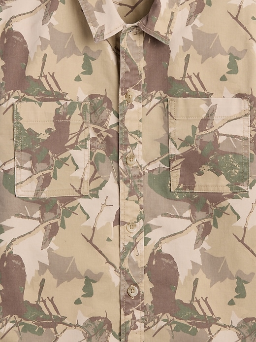 Image number 3 showing, Kids Relaxed Camo Shirt Jacket