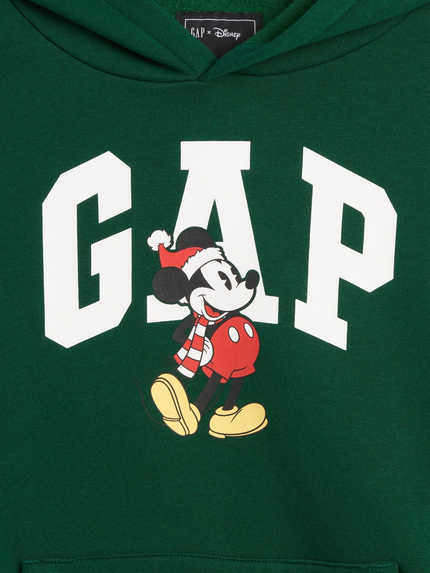 Gap Factory Gapkids × Disney Mickey Mouse Relaxed Logo Hoodie In Green
