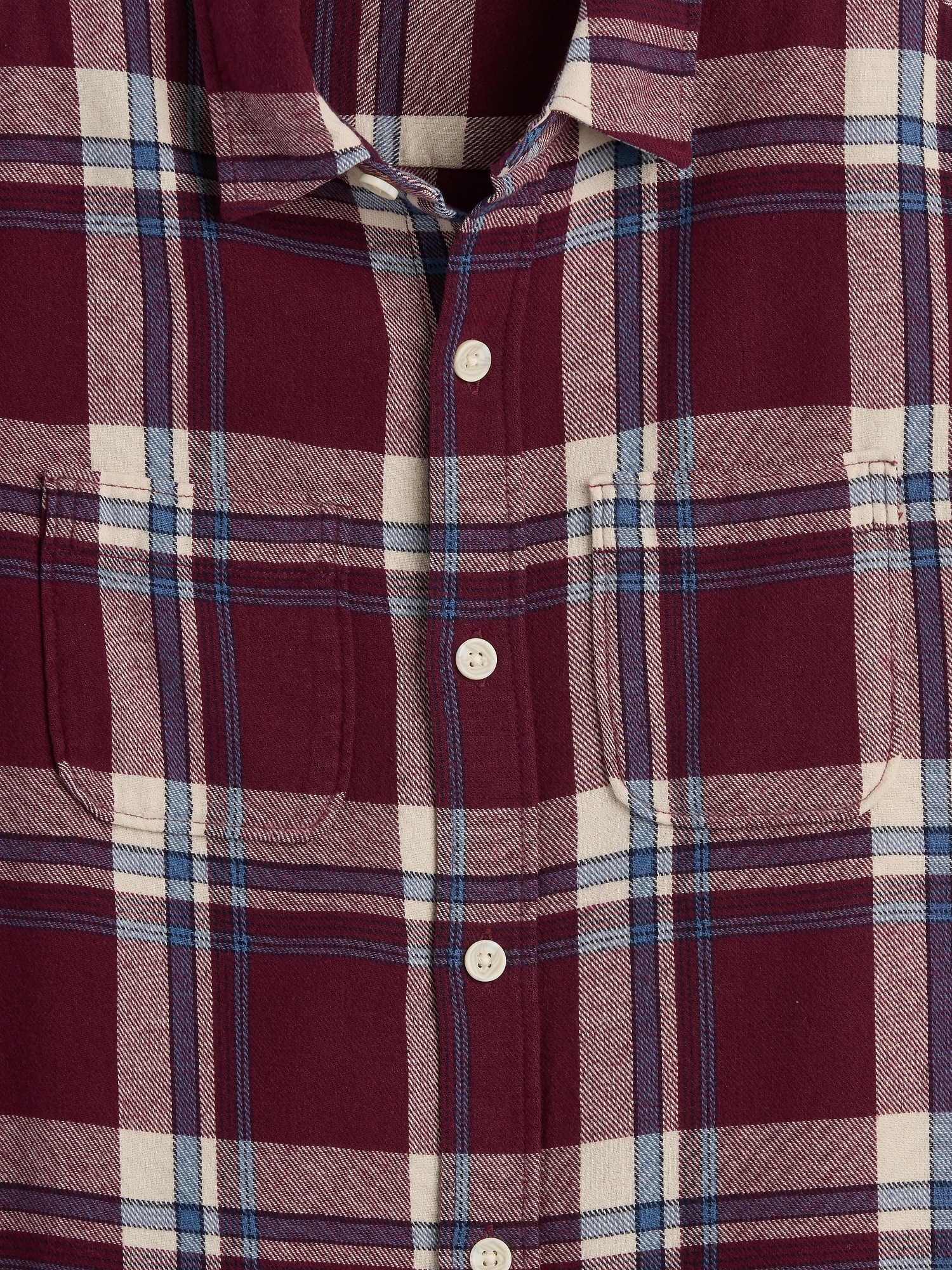 Gap Factory Kids Flannel Shirt In Red