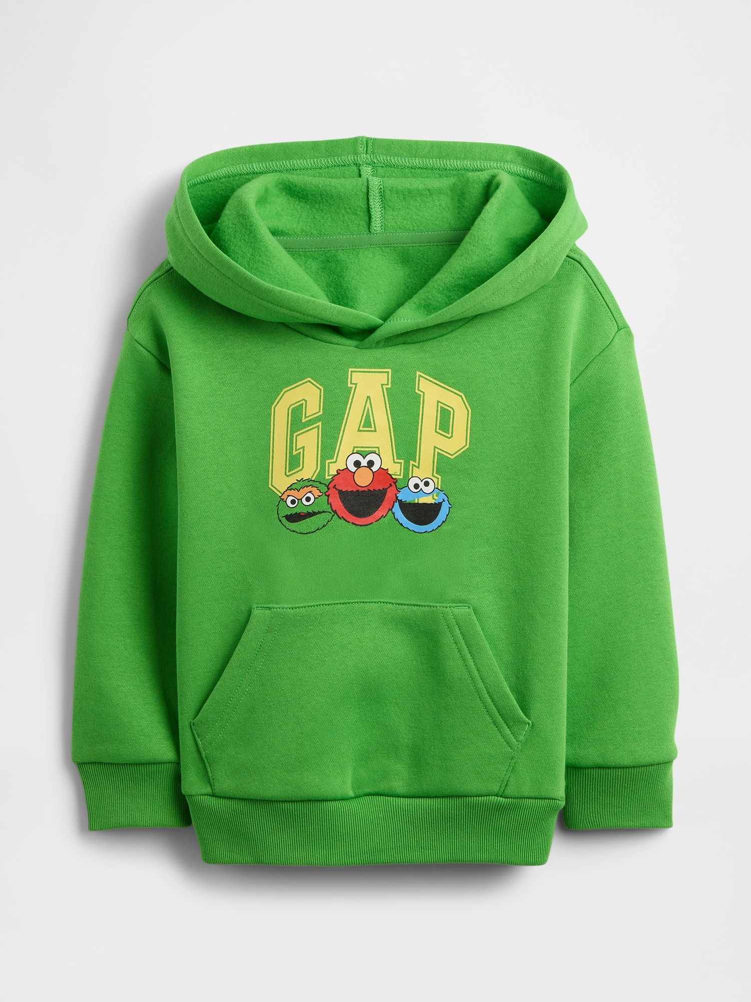 babyGap | Sesame Street Relaxed Logo Hoodie - Apple Green
