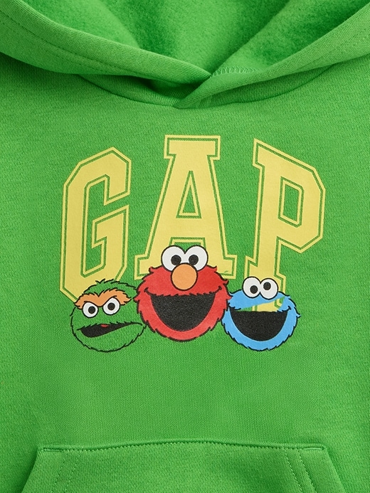 Image number 3 showing, babyGap &#124 Sesame Street Relaxed Logo Hoodie