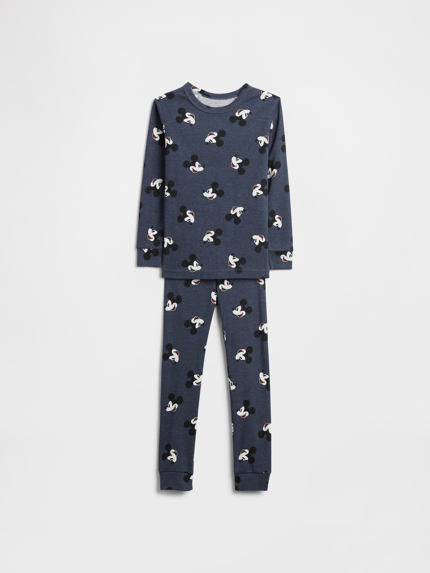 babyGap × Disney Mickey Mouse 100% Organic Cotton PJ Set - Disney Family Navy