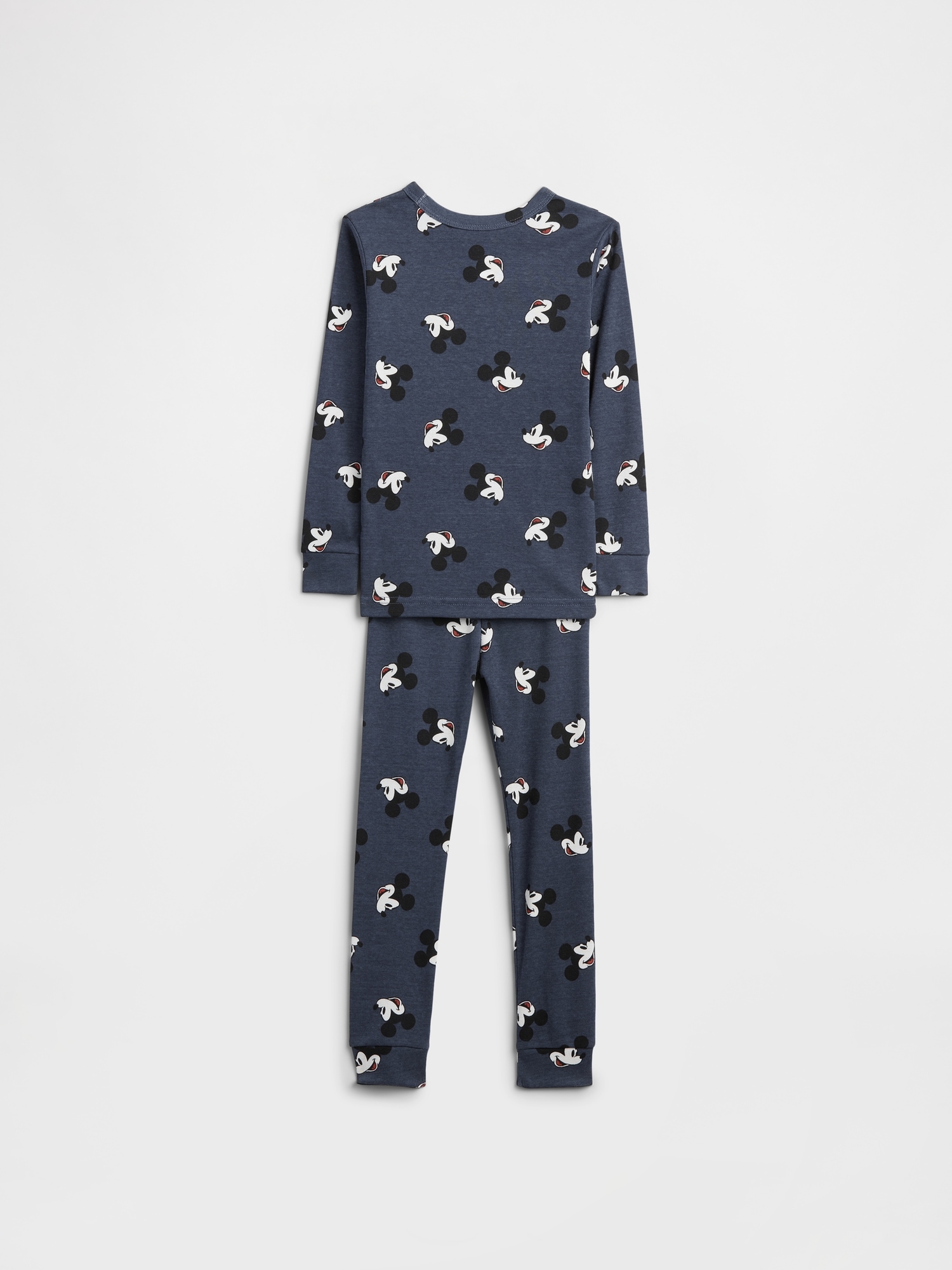Gap Factory Babygap × Disney Mickey Mouse 100% Organic Cotton Pj Set In Blue