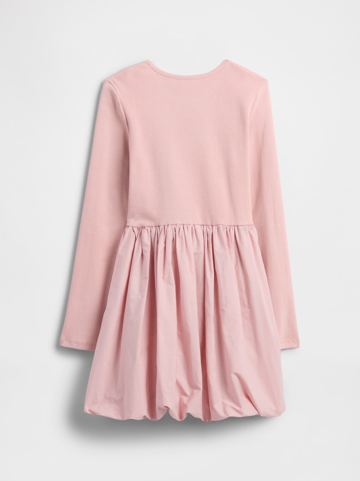 Gap Factory Kids Puff Sleeve Bubble Dress In Pink