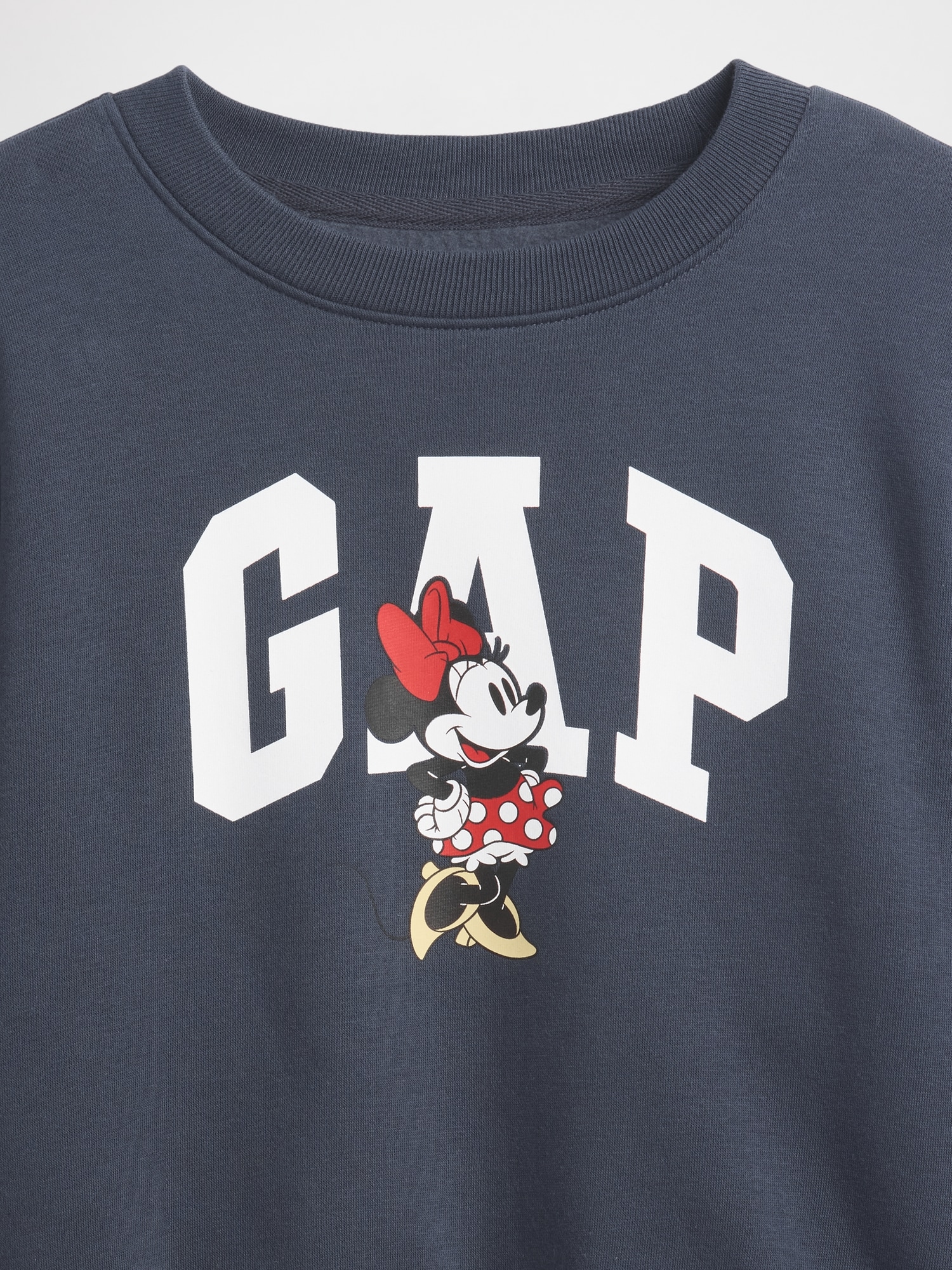 Gap Factory Gapkids × Disney Minnie Mouse Oversized Logo Sweatshirt In Blue
