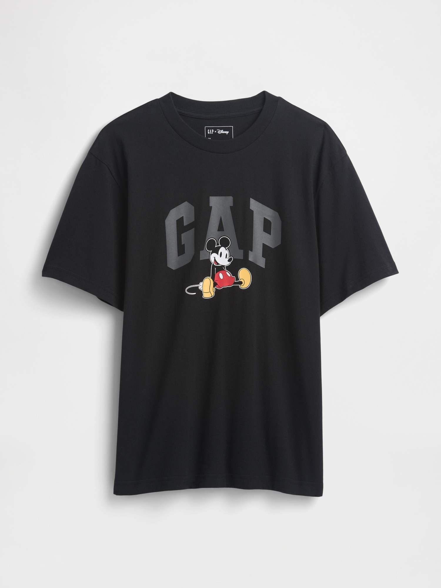 Gap Factory Gap × Disney Mickey Mouse Logo T-shirt In Black