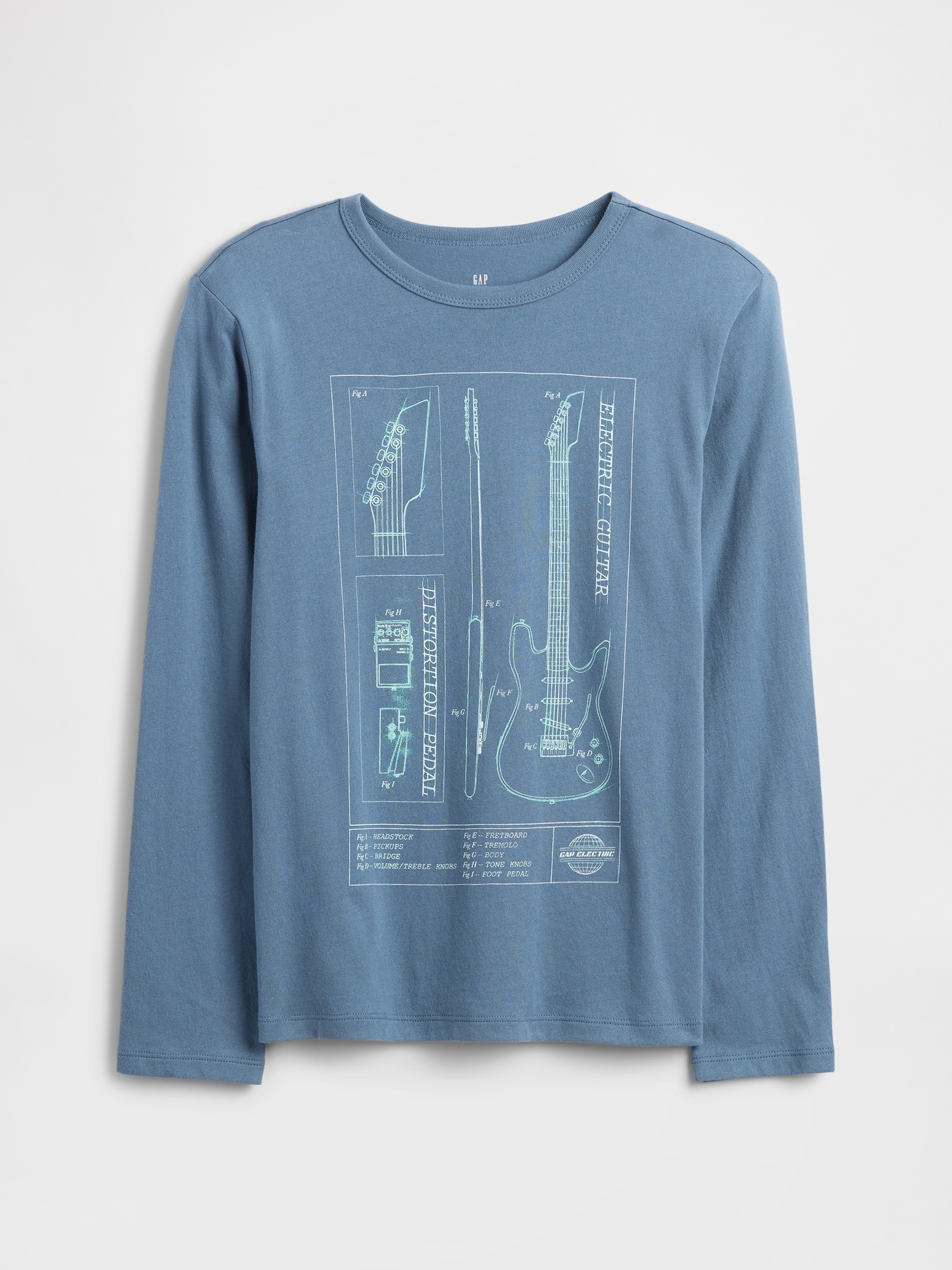 Kids Graphic T-Shirt - Cornflower Blue
