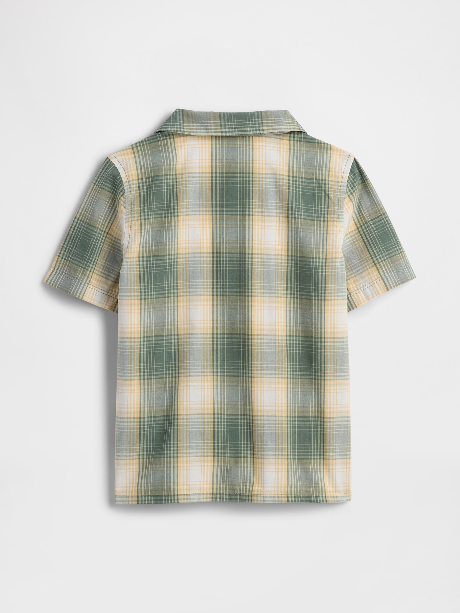 Gap Factory Babygap Poplin Vacay Shirt In Green
