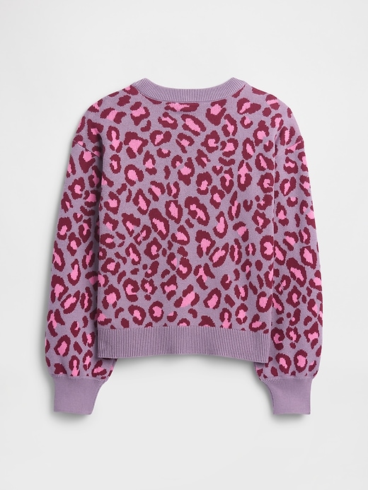 Image number 2 showing, Kids Relaxed Intarsia Sweater