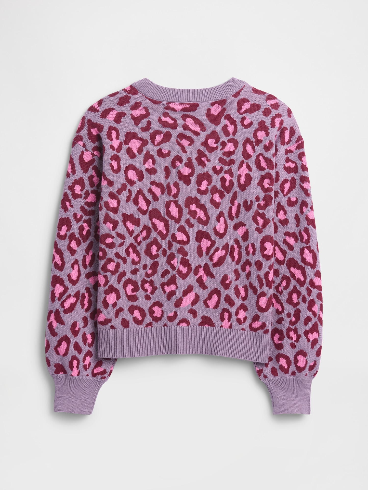 Gap Factory Kids Relaxed Intarsia Sweater In Purple