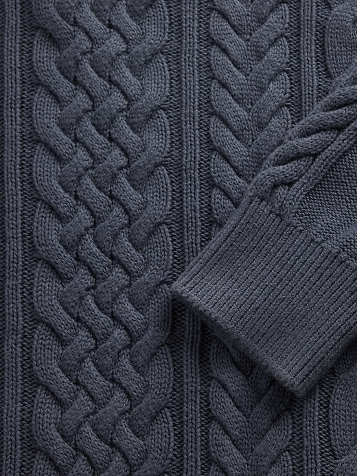 Image number 4 showing, Relaxed Cable-Knit Sweater