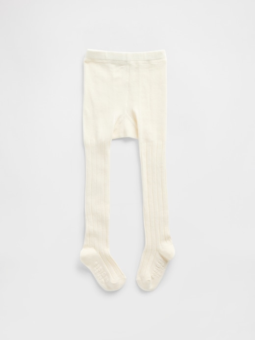 Image number 1 showing, babyGap Pull-On Ribbed Tights