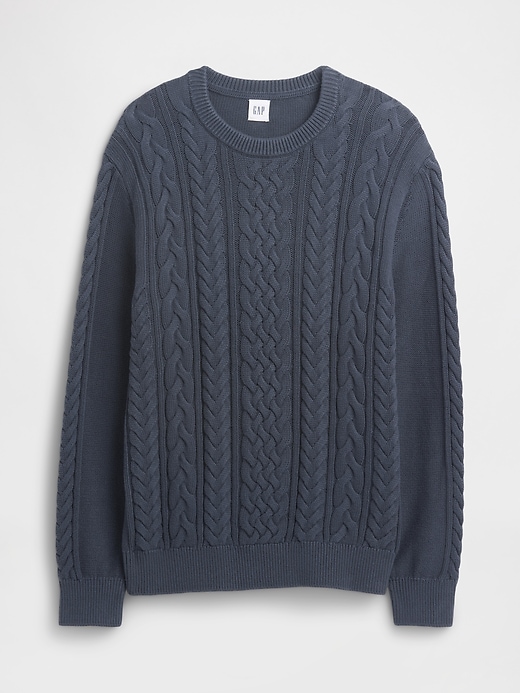 Image number 5 showing, Relaxed Cable-Knit Sweater