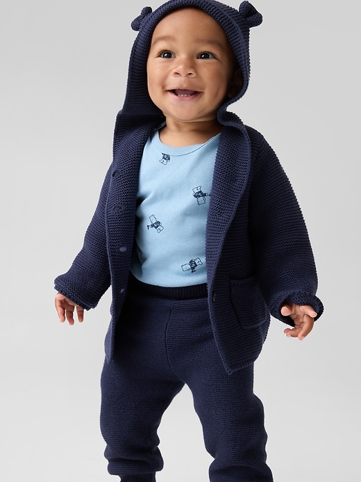 Image number 2 showing, Baby Bear Garter Cardigan