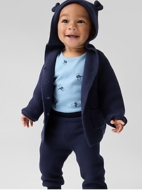 Baby Bear Garter Cardigan