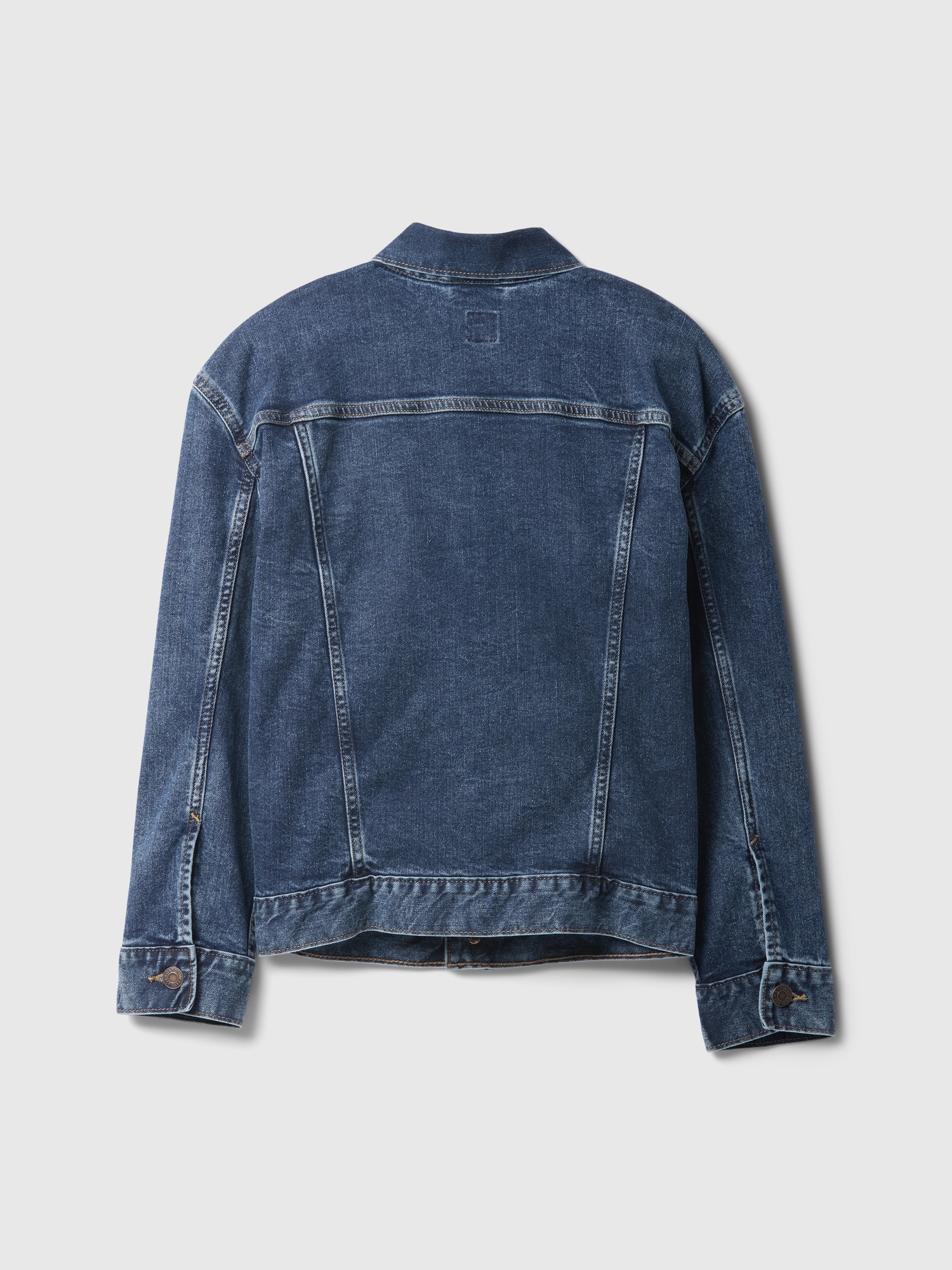 Gap Factory Kids Relaxed Icon Denim Jacket In Blue