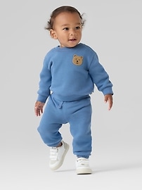 Baby Fleece Two-Piece Outfit Set