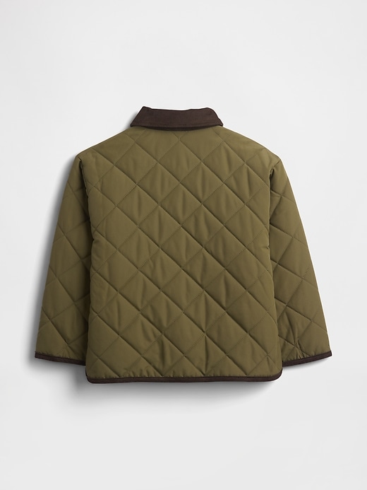 Image number 3 showing, babyGap 100% Recycled Quilted Barn Jacket