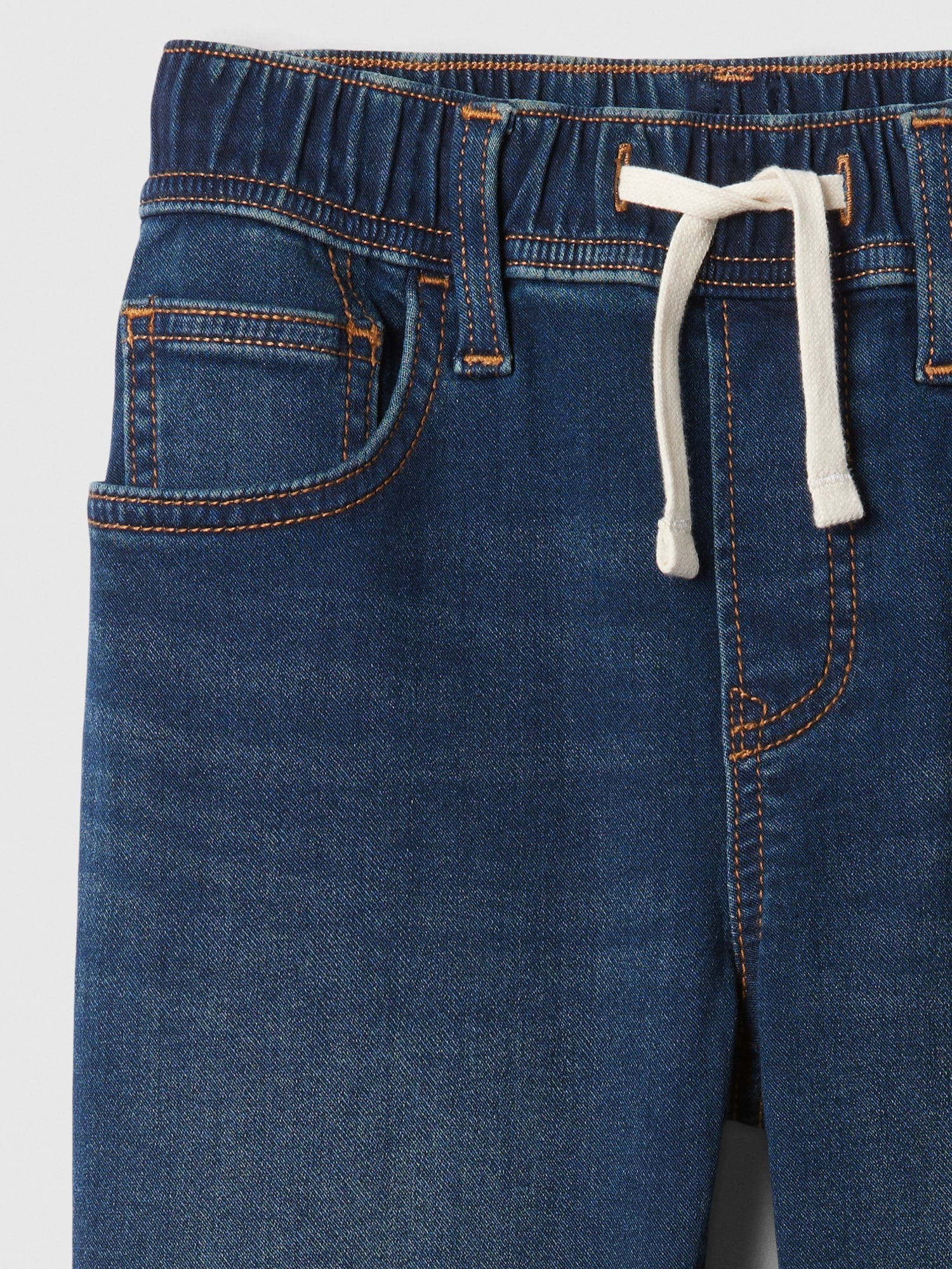 Gap Factory Kids Pull-on Original Straight Sweatpant Jeans In Blue