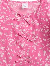Kids Bow Peplum Top