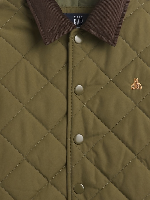 Image number 4 showing, babyGap 100% Recycled Quilted Barn Jacket