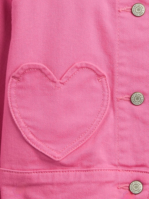 Image number 4 showing, babyGap Heart Denim Jacket
