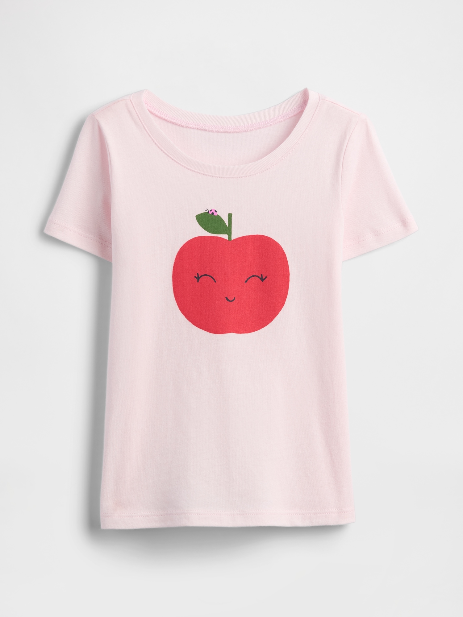 babyGap Graphic T-Shirt - Pink Cherry Blossom Apple