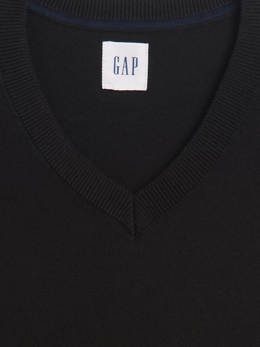 Image number 4 showing, Cotton V-Neck Sweater