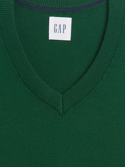 Image number 4 showing, Cotton V-Neck Sweater