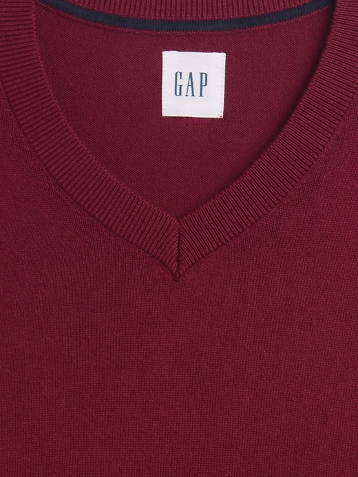 Image number 4 showing, Cotton V-Neck Sweater