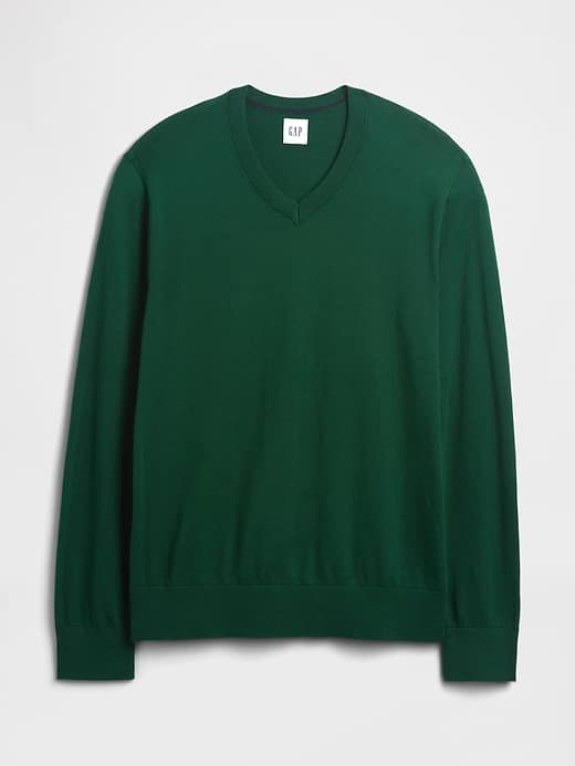 Image number 5 showing, Cotton V-Neck Sweater