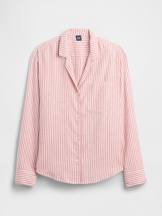 Image number 4 showing, Relaxed Flannel Sleep Shirt