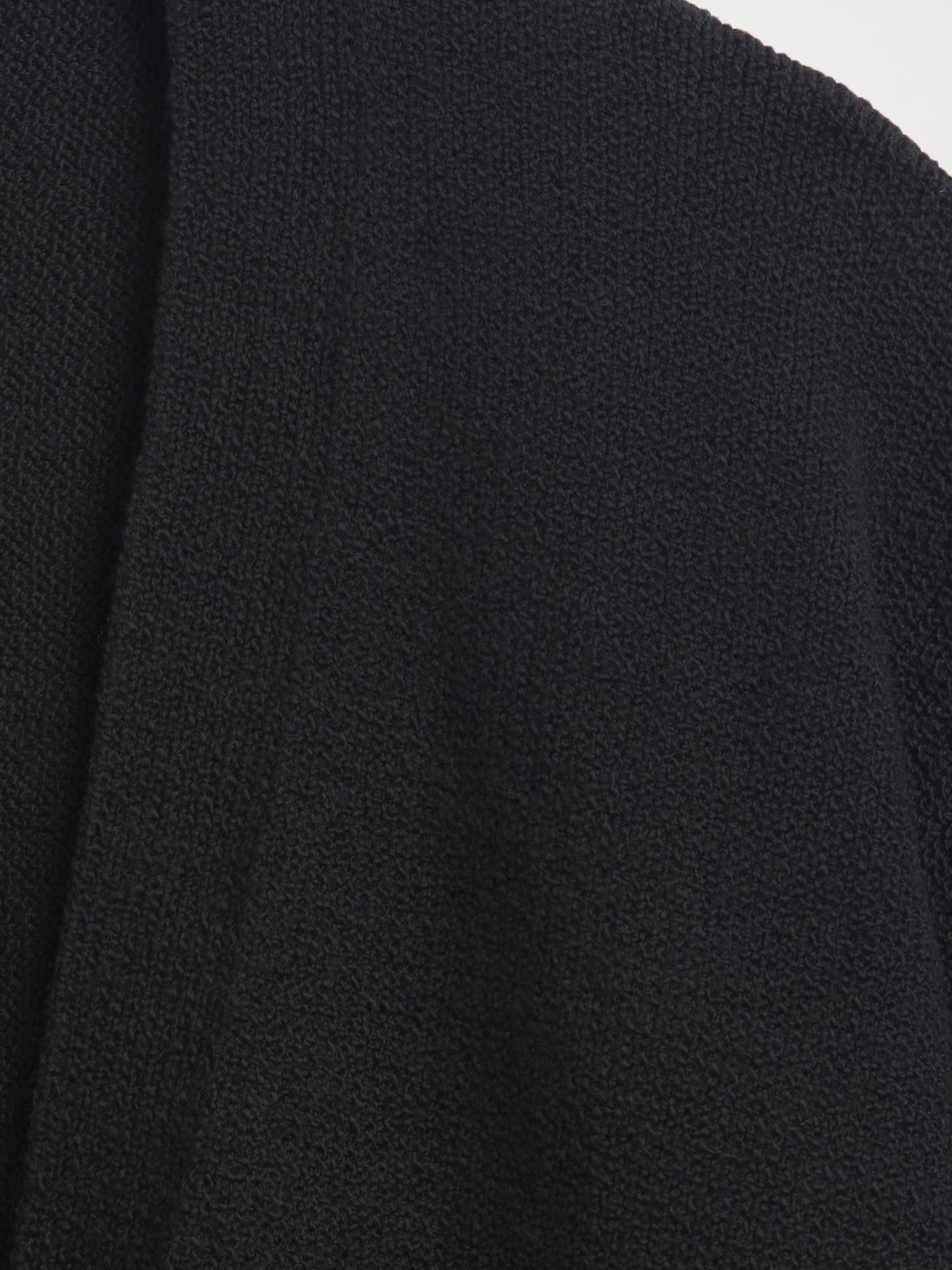Gap Factory Relaxed Boucle Open-front Cardigan In Black