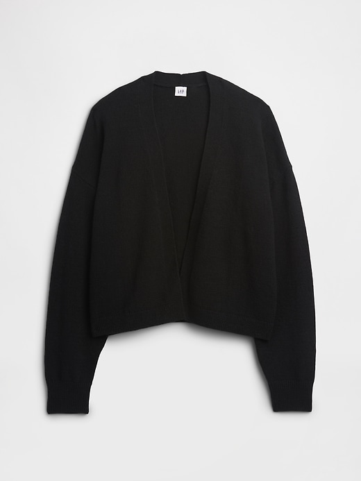 Image number 5 showing, Relaxed Boucle Open-Front Cardigan